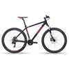 HEAD Troy 2.0, Mountain Bike Unisex Adulto, Nero Opaco/Rosso, 46