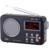 TREVI RADIO PORTATILE DAB BLACK LCD BATT DAB7F80R