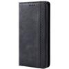 HualuBro Custodia Oppo A73 5G, Flip Cover Portafoglio Magnetica in Retro PU Pelle a Libro TPU Antiurto Stand Case per Oppo A73 5G Cover (Nero)