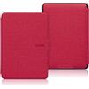 QISUO Custodia per Kindle 2022 Paperwhite 5 4 3 2 1 2021 8a 10a 11a generazione 6 6,8 pollici custodia magnetica con accensione e spegnimento automatico (colore: rosso, dimensioni: PQ94WIF 2018 KPW4)