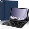 WINCHKING Tastiera per Samsung Galaxy Tab A9 Plus 11, Cover con Tastiera Galaxy Tab A9+, Custodia Italiano Bluetooth Rimovibile Keyboard per Samsung a9 Plus Tablet 2023 11 Pollici, Navy