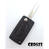 Pro-Plip, CE0523, cover chiave telecomando a tre pulsanti, lama senza scanalatura.