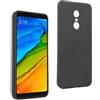 REY Cover in Gel TPU Nera per XIAOMI REDMI 5 Plus, Ultra Sottile 0,33 mm, Morbido Flessibile, Custodia Silicone