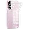 Captor Cover Samsung A36 5G, Custodia Trasparente in Silicone TPU Morbido, Sottile, Antiurto, Protezione Fotocamera, Anti-Ingiallimento, Flessibile e Resistente per Cover A36 5G Samsung
