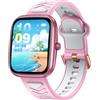 idomars Smartwatch Fitness Orologio Bambini Digitale: 1.75 per Bambini Smart Watch con Contapassi Cronometro Compatibile per Android iOS Impermeabile Monitor Del Sonno Regalo per Ragazzi Ragazze Adolescenti