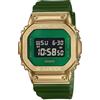 Casio Orologio Quarzo Unisex, misura cassa 49.60mm con quadrante Verde Digitale e cinturino Verde in Plastic/Resin Strap GM-5600CL-3ER