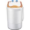 Rsmmpqa Lavatrice piccola per bambini, 2 kg, mini lavatrice semiautomatica portatile, con cestello di scarico, adatta per campeggio, appartamento, dormitorio