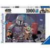 Ravensburger - Puzzle The Mandalorian, Star Wars, 1000 Pezzi, Idea regalo, per Lei o Lui, Puzzle Adulti