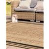 VINILIKO Design | Tappeto Vinilico Lisa Stampato - Cartagine Nero 66 x 100 cm - Interno ed Esterno, Antiscivolo, Impermeabile, Lavabile - Varie Misure - Tappeto Vinile Salone, Terrazza