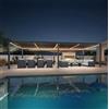 PURPLE LEAF Pergola Bioclimatica in Alluminio 3,5 x 8,5 m, Gazebo da Giardino Esterno Impermeabile con Lame Orientabili e LED, Pergola Giardino Esterno per Terrazza, Esterno e Carport, Grigio