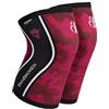BB BANBROKEN BANBROKEN Ginocchiere (2 pezzi) - 5 mm Knee Sleeves - Palestra, Sport funzionale, CrossTrain, sollevamento pesi, corsa e altri sport. 1 paio - Unisex. (Rosso, Small)