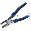 KAIHAOWIN Pinze combinate 4 in 1 con pinza spellafili e linesman, carico a molla e serratura di sicurezza