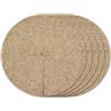 La cordeline Set di 5 Dischi di pacciamatura Naturale, 30 cm, in Feltro di Canapa, 600 g/m², Protezione Contro Le Erbacce, Il Freddo e l'evaporazione, Marrone