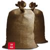 Noor iuta Sacchi 65 x 115 cm, Colore: Naturale/Marrone, Confezione da 2