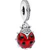 Feitery Ciondolo da donna per bracciali e collane, motivo: piccolo bradipo, abbinabile ad altri charms, Zirconia cubica