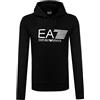 Emporio Armani Felpa Uomo con Cappuccio EA7 3ZPM62 PJ05Z, Sweatshirt Hoodie (Nero, L)