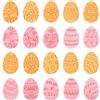 PTaizjjz Set di 10 formine per biscotti pasquali, stampi per uova di Pasqua per impasti per biscotti, decorazioni per feste di Pasqua