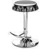 Tomasucci Wink design,Irving, Sgabello Bar, ABS, Nero