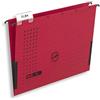 Elba 85743RO - Cartella sospesa Chic Ultimate, chiusa lateralmente con fascetta in tessuto, confezione da 25 pezzi, rosso