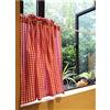 Izielad Tenda a Riquadro a Quadretti da Bistrot e Cucina in Stile Country 138x50cm