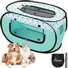 WolfWise Recinto per Animali, Tenda Portatile Pop Up per Cani, Cuccioli e Piccoli Animali, Cuccia Pieghevole per Campeggio, Viaggi, Recinto per Animali da Interno ed Esterno, 70 x 40 x 40 cm, Verde