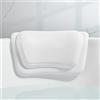 Lonkenn Cuscino da Bagno Con Ventose, Impermeabile Poggiatesta Ergonomico per Vasca e Spa, Supporto per Collo e Testa