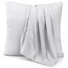 Utopia Bedding - Federe Set Di 2-65 x 65 Cm - Copricuscino In Poliestere - Morbida Spazzolata Microfibra Federe Con Chiusura A Busta - Bianco