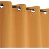 Atout Ciel Tenda termica foderata in pile tono su tono con occhielli, 140 x 240 cm, pronta da appendere, colore: giallo senape