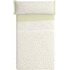 Burrito Blanco Set di Lenzuola, Cotone, 50% Poliestere, Multicolore, Ancho de 105