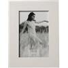 DONREGALOWEB Set di 2 portafoto in legno MDF e carta per fotografia da 10 x 15 cm in colore bianco