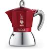 Bialetti Macchina Caffè Caffettiera Moka 6 Tazze colore Rosso - 0004833 Moka Induction