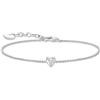 THOMAS SABO A2157-051-14 - Bracciale in argento sterling 925 con zirconi rosa, Eine Grösse, Argento sterling, Zirconia cubica