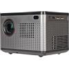 BROLEO Proiettore WiFi, Videoproiettore 100-240V Correzione Elettronica Trapezoidale 1280x720P Telefono Cellulare Stesso Schermo per Interni (Spina europea)