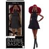 Barbie Signature - Barbie Basics Modello 03, bambola da collezione con capelli ricci rossi, mini abito e stivali, vestibilità universale, silhouette alta e testa intercambiabile, 6+ anni, JBH75