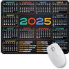 WELCOMAT Tappetino Mouse Calendario - 18x23cm - Mousepad, Impermeabile, Antiscivolo, Antipolvere, Per ufficio, Gaming, base in gomma, portatile