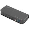 Digitus DS-12850, Switch KVM HDMI KVM 2 Porte - Dual-Display - UHD 4K - Porte US