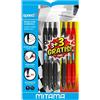 Mitama 62558 6 Click Clip Speed3 4 penne blu e 2 penne rosse, confezione da 20