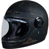 Generico Casco Origine integrale in fibra di vetro VEGA grafica ROCKER - Black Bronze - M