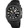 Lotus Orologio Uomo 18976/4 Chrono cassa di Fibra di carbonio Nero cinturino in Gomma Nero