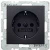 Hager Berker - Presa Schuko emb. vite Antracite Series S1/B3/B7 Ref. 6512530030