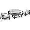 Bizzotto Set4 Salotto c-c Baltic antracite yk13