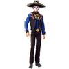 Barbie - Ken, Bambola Día De Muertos, Indossa Un Abito Tradizionale con Volant
