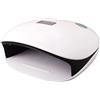 SQUADO Lampada UV LED Unghie Professionale, 48W, Display LCD, 36 LED, 4 Timer, Sensore Automatico, Bianco