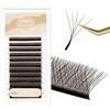 Natuhana Extension Ciglia W Forma 3D 4D 5D 6D 7D 8D 0.07 C D L LU Curl 8-15mm Classico Ciglia Ciuffetti Naturali Premade Fan Eyelash Extensions Volume Russo Professionale,Marroni