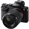 Sony Alpha 7K - Kit Fotocamera Digitale Mirrorless con Obiettivo Intercambiabile Sel 28-70Mm, Sensore Cmos Exmor Full-Frame da 24.3 Mp, Ilce7B + Sel2870, Nero