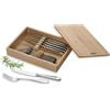 Villeroy & Boch - posate per bistecca Oscar, set posate da 12 in acciaio inox per 6 persone lavabile in lavastoviglie 28.5 x 20 x 5 cm