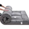 LBWARMB Materasso futon Pieghevole in Stile Giapponese Addensato, Materasso Tatami Morbido E Spesso, Materasso futon Singolo/Doppio Pieghevole, Materasso da Campeggio(Gray,90X200cm)