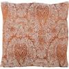 DRW Cuscino quadrato con cerniera in poliestere arancione 45x45cm