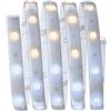 Paulmann 79876 - Striscia LED MaxLED 250, 1,5 m, rivestimento IP44, 5,5 W, 405 lm, colore bianco, 24 VA, dimmerabile, in plastica, 2700 K
