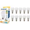 Velamp lampadina LED forma a goccia (A60) - Confezione risparmio - Attacco a vite grande (E27) - Potenza 11W Equivalenti 75W - Luminosità 1055ln - Temperatura colore 4000K (luce naturale)